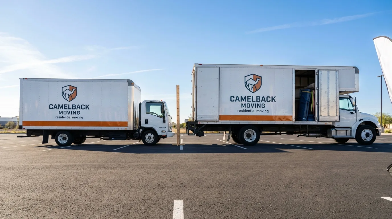 Moving truck size capacity guide in Sussex